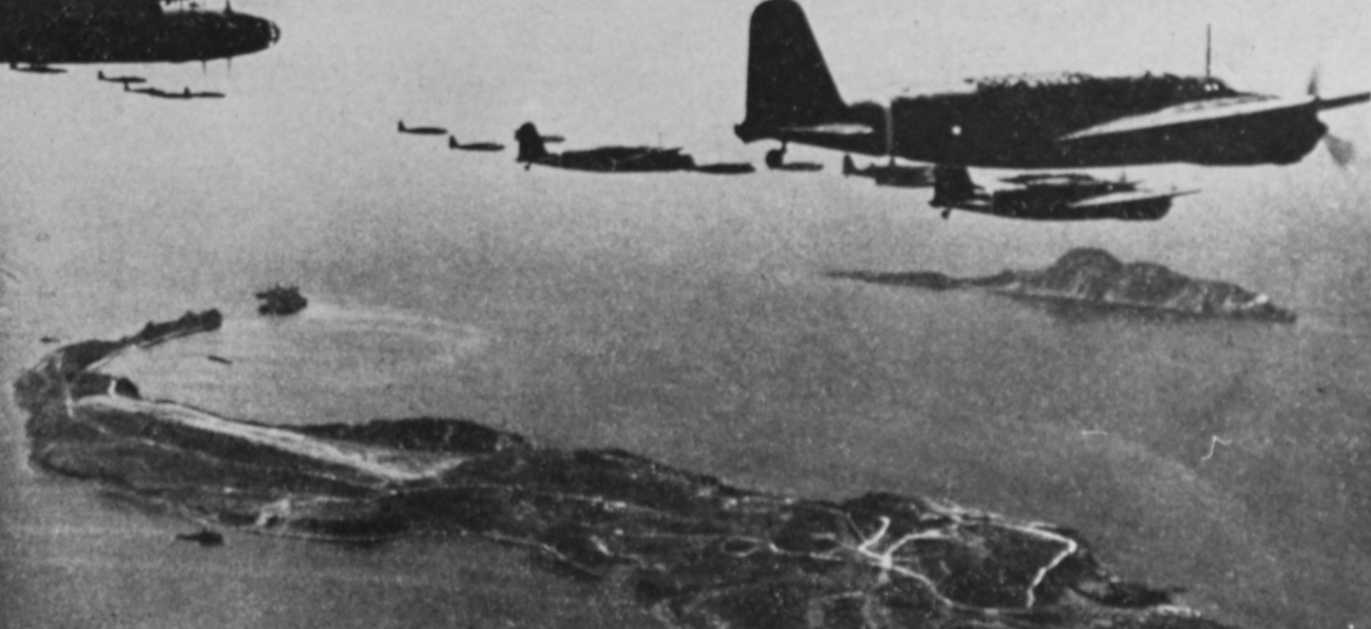 Japanese bombers over Corregidor